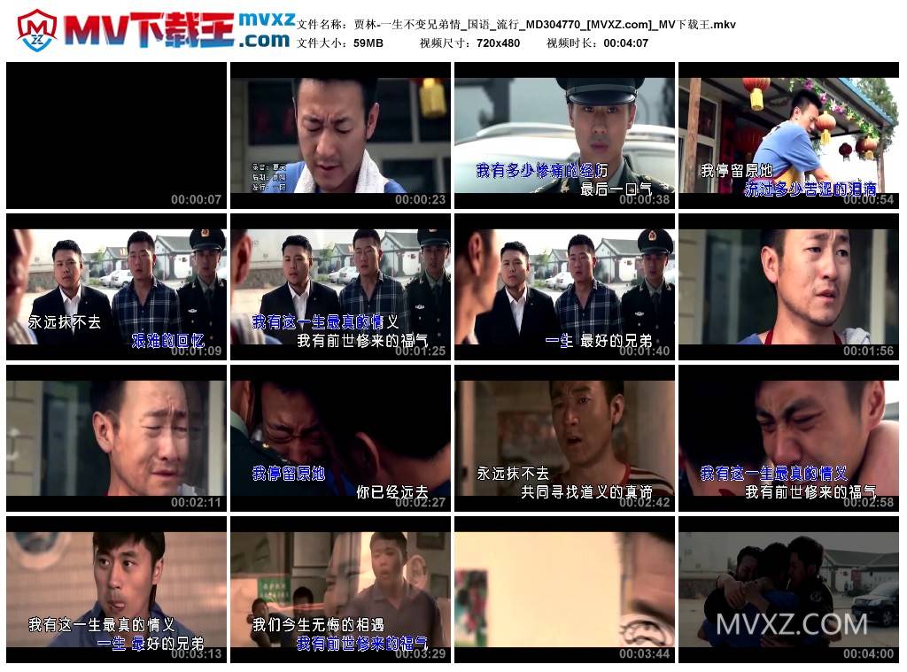 贾林-一生不变兄弟情_国语_流行_MD304770